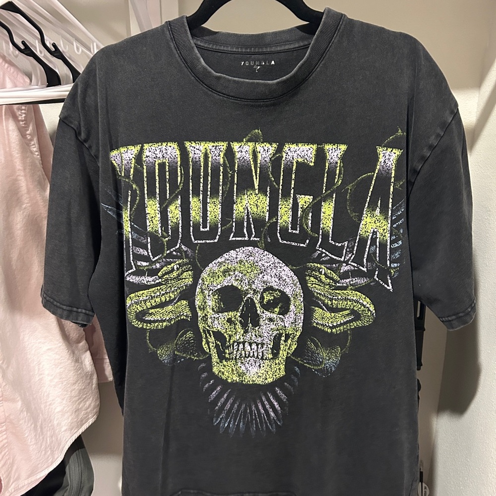 YoungLA Black Graphic Tee
